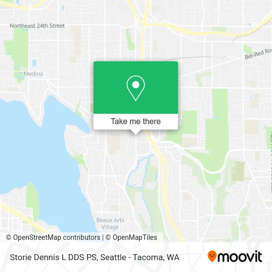 Storie Dennis L DDS PS map