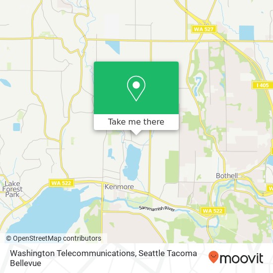 Washington Telecommunications map