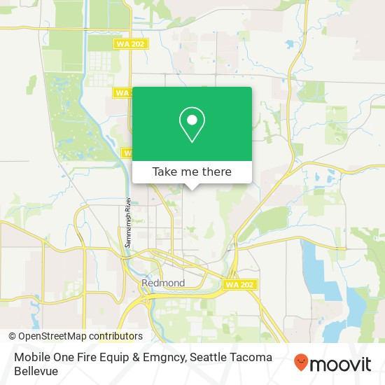 Mapa de Mobile One Fire Equip & Emgncy