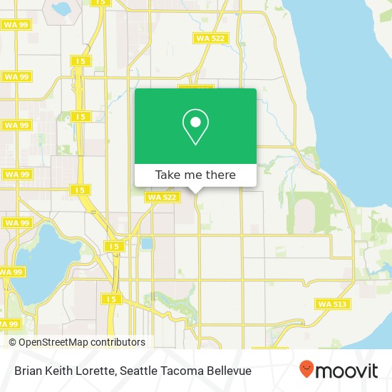 Brian Keith Lorette map