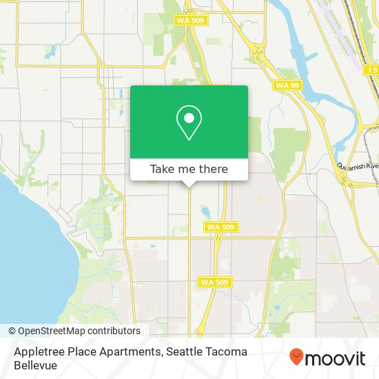 Appletree Place Apartments map