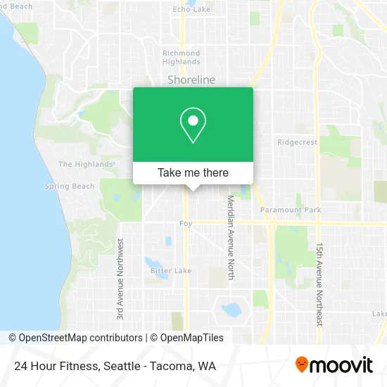 24 Hour Fitness map