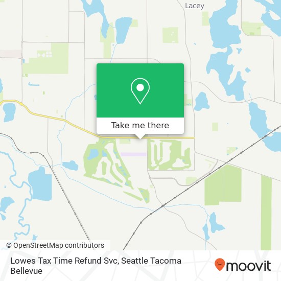 Lowes Tax Time Refund Svc map