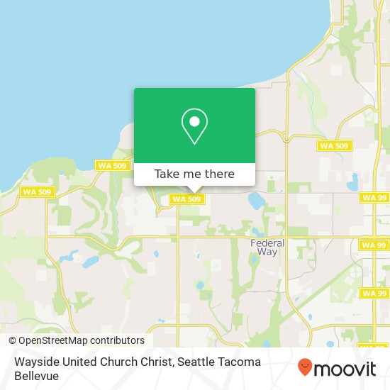 Mapa de Wayside United Church Christ