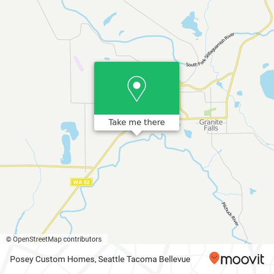 Posey Custom Homes map