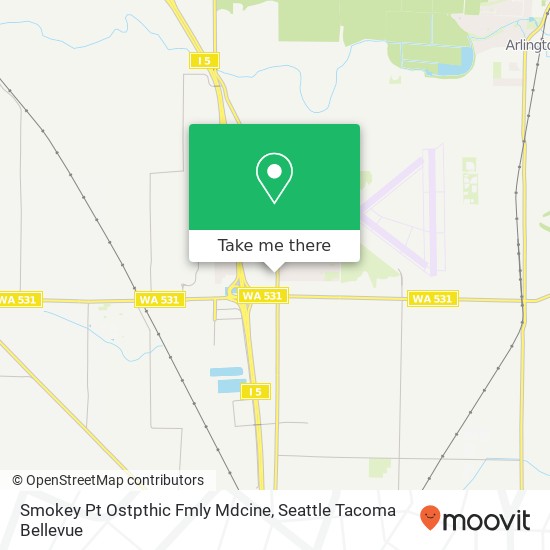 Smokey Pt Ostpthic Fmly Mdcine map