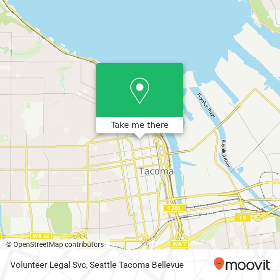 Volunteer Legal Svc map