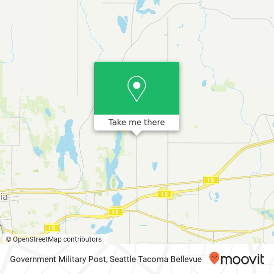 Government Military Post map