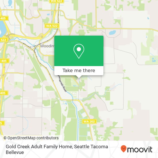 Mapa de Gold Creek Adult Family Home