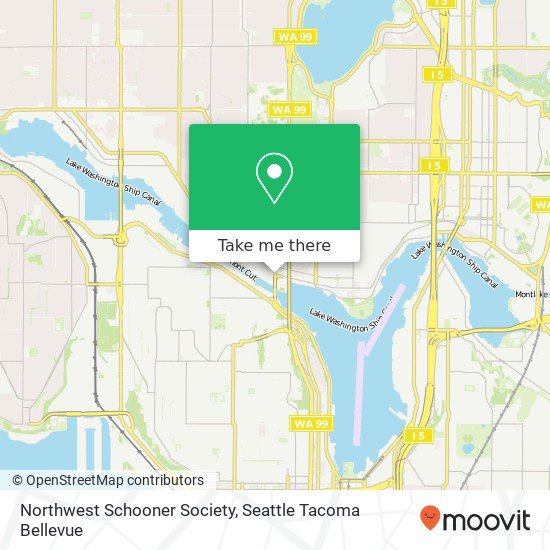 Mapa de Northwest Schooner Society