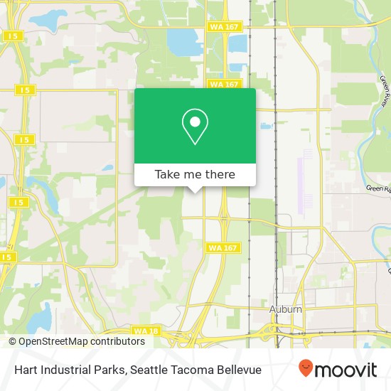 Mapa de Hart Industrial Parks