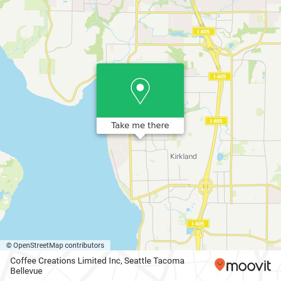 Coffee Creations Limited Inc map