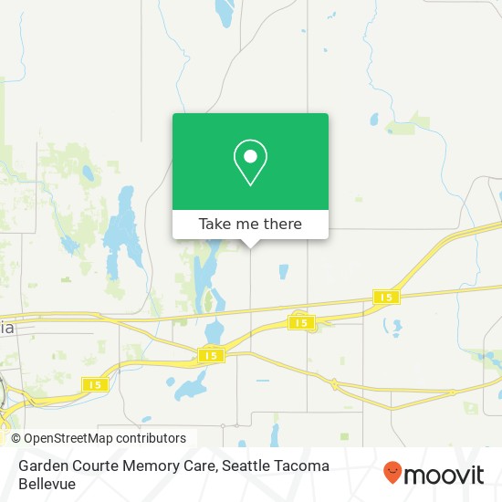 Mapa de Garden Courte Memory Care