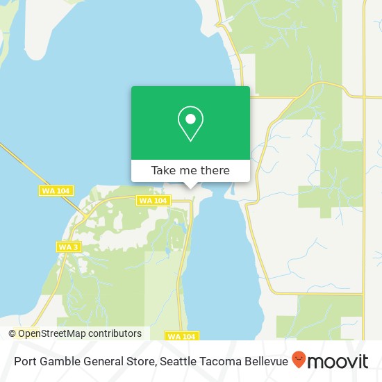 Port Gamble General Store map