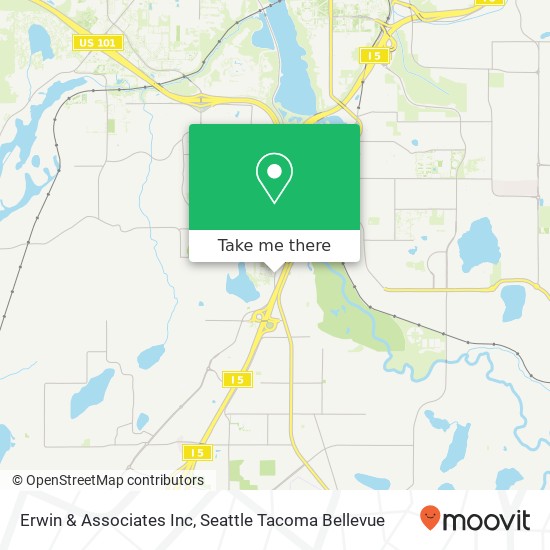 Erwin & Associates Inc map