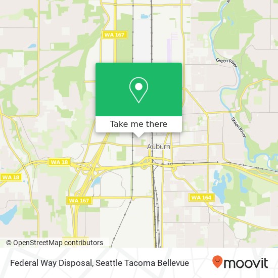 Mapa de Federal Way Disposal