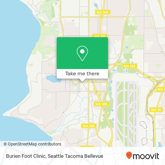 Burien Foot Clinic map