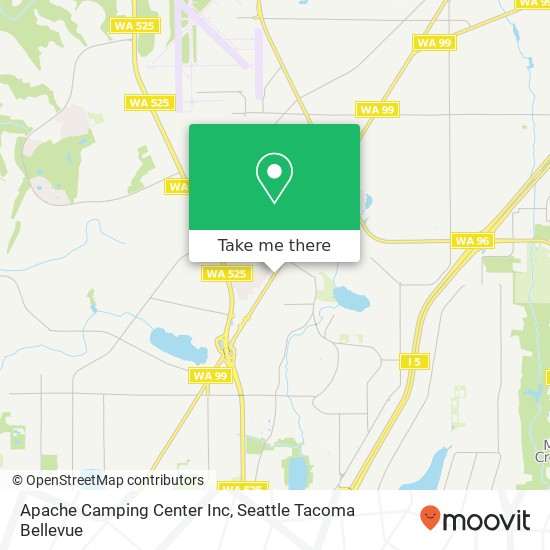 Apache Camping Center Inc map