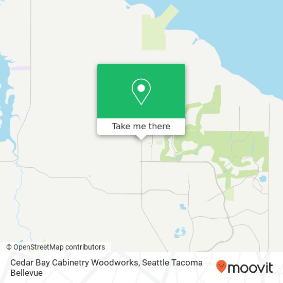 Cedar Bay Cabinetry Woodworks map