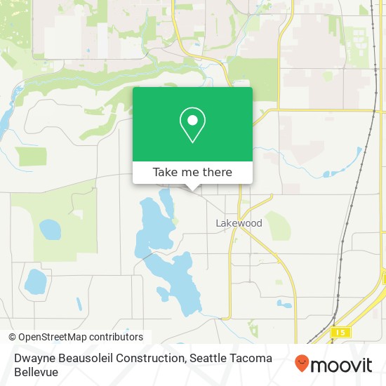 Mapa de Dwayne Beausoleil Construction