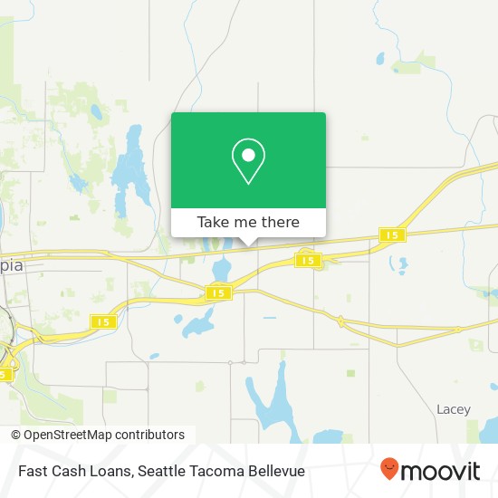 Fast Cash Loans map