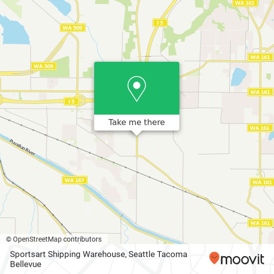 Mapa de Sportsart Shipping Warehouse