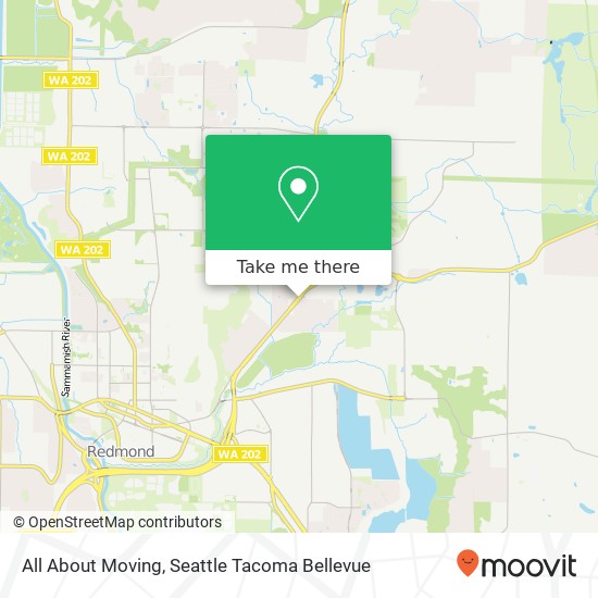 Mapa de All About Moving