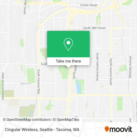 Cingular Wireless map