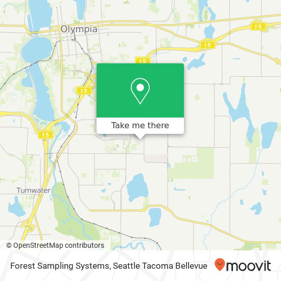 Forest Sampling Systems map