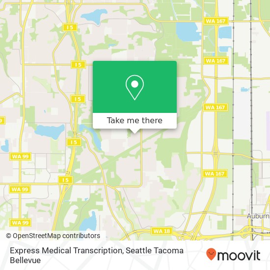 Express Medical Transcription map