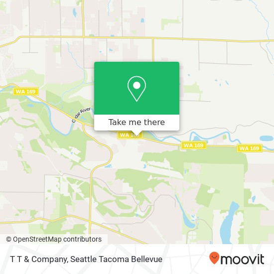 T T & Company map