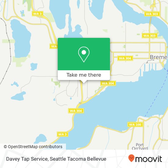 Davey Tap Service map