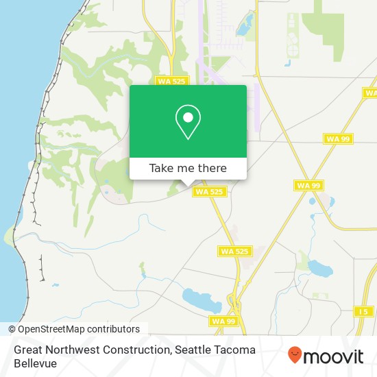 Great Northwest Construction map