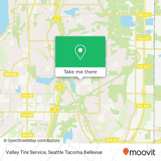 Valley Tire Service map