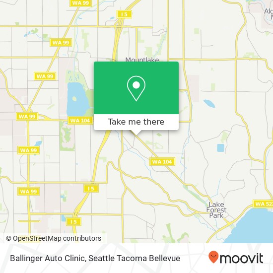 Ballinger Auto Clinic map
