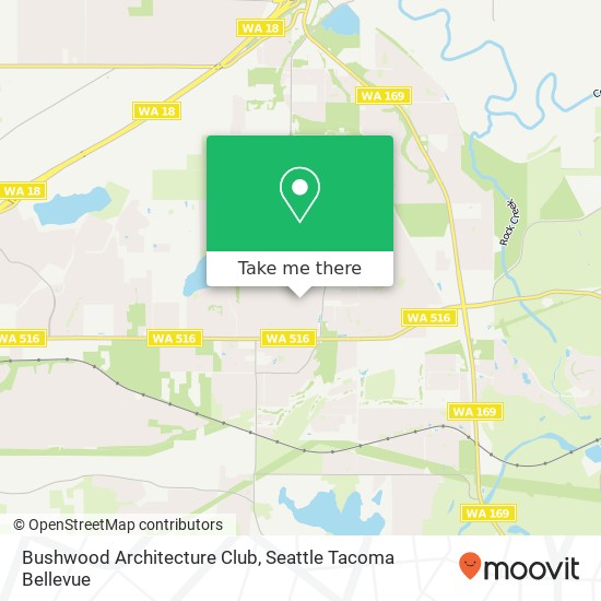 Mapa de Bushwood Architecture Club