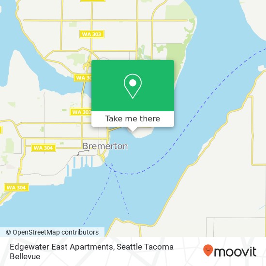 Edgewater East Apartments map