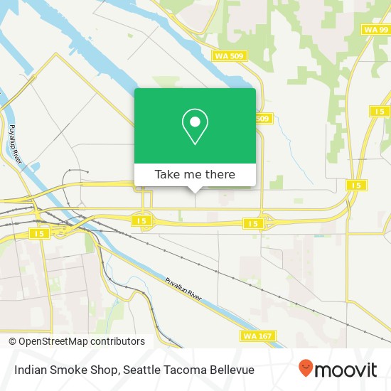 Mapa de Indian Smoke Shop