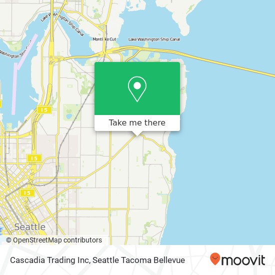 Cascadia Trading Inc map