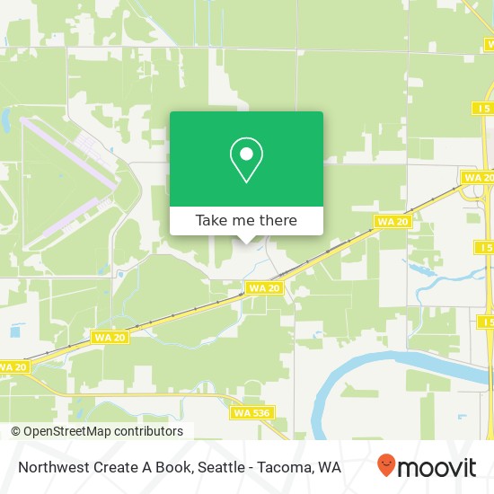 Mapa de Northwest Create A Book