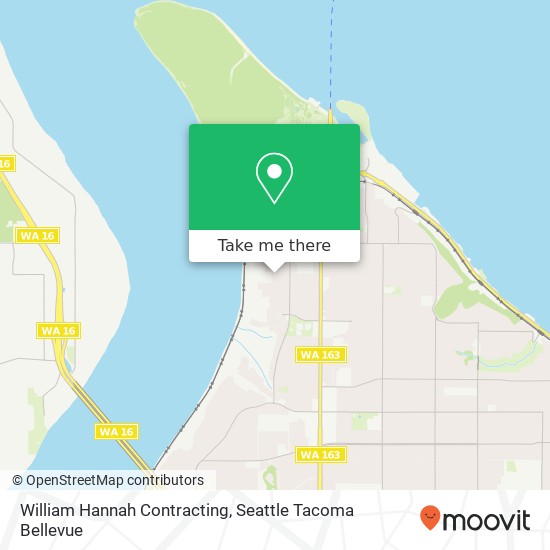 William Hannah Contracting map