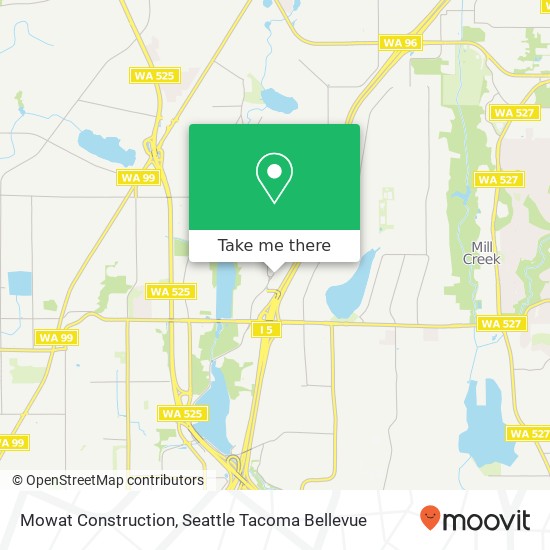 Mapa de Mowat Construction