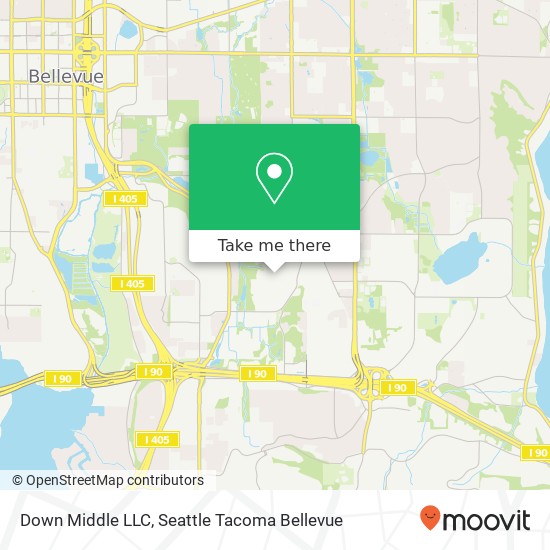Mapa de Down Middle LLC