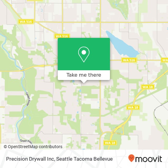 Precision Drywall Inc map