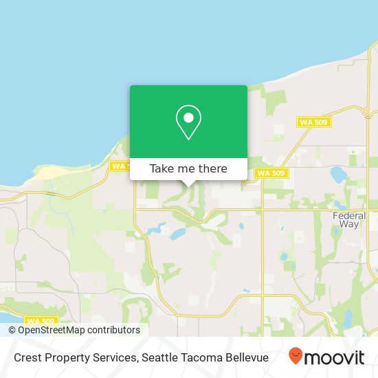 Crest Property Services map