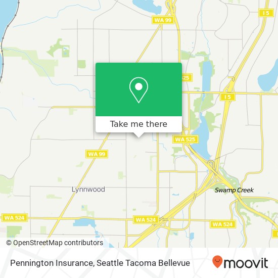 Mapa de Pennington Insurance