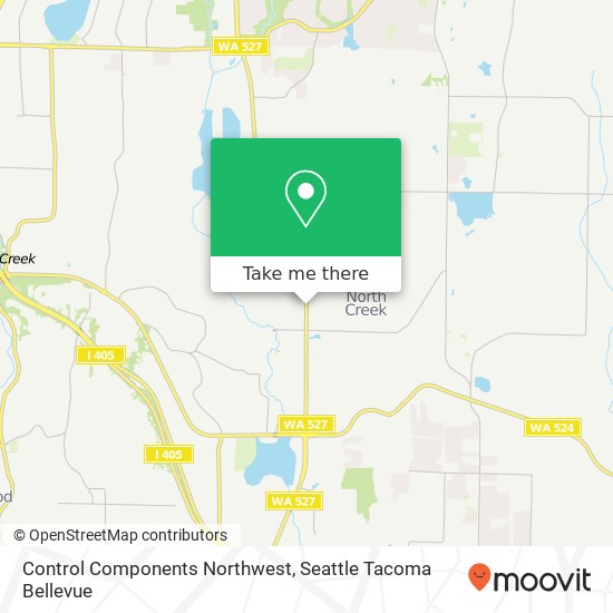 Control Components Northwest map