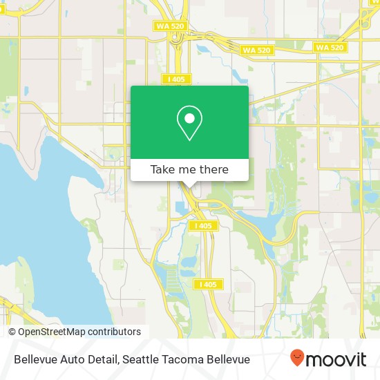 Bellevue Auto Detail map