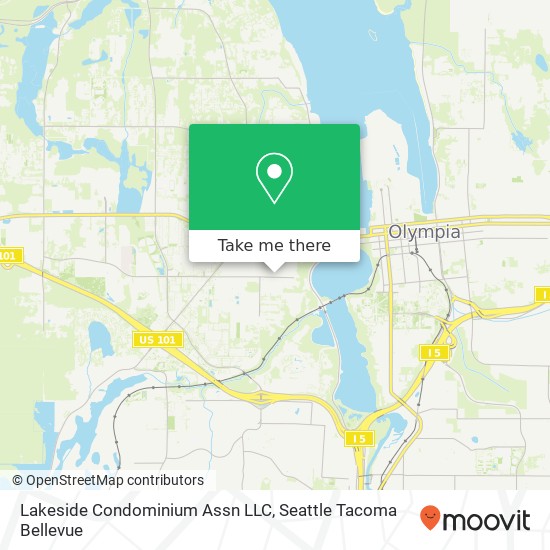 Mapa de Lakeside Condominium Assn LLC