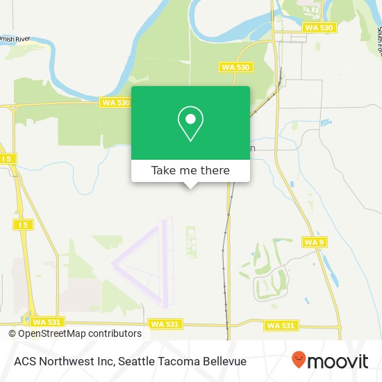 ACS Northwest Inc map